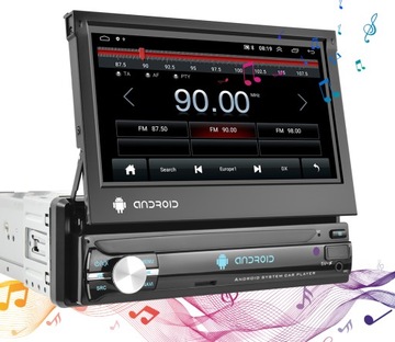 АВТОМОБИЛЬНОЕ РАДИО 1 DIN ANDROID 13 GPS USB WIFI DAB + 2 ГБ ОЗУ MIRROR LINK