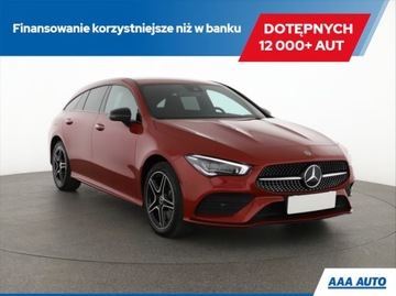 Mercedes CLA C118/X118 Shooting Brake Plug-In 1.3 250e 218KM 2021 Mercedes CLA 250e, Serwis ASO, Automat, Skóra