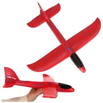 SAMOLOT STYROPIANOWY SZYBOWIEC RZUTKA DUŻY 47cm