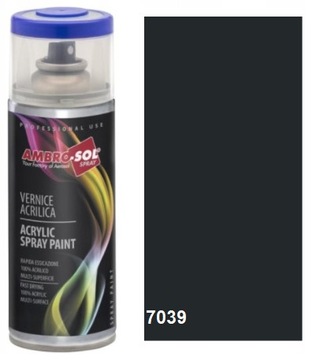 Uni. lakier akrylowy 400ml SZARY KWARC. RAL7039