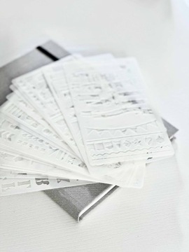 Szablony do Bullet Journal - zestaw 20 szt.