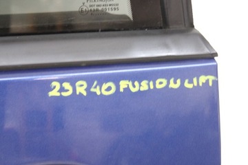 DVEŘE LEVÉ ZADNÍ LEVÝ FORD FUSION FACELIFT 2005R- C6 - KÓD LAK