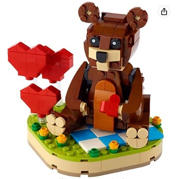LEGO CREATOR ПОДАРОК ​​НА ДЕНЬ ВАЛЕНТИНА СЕРДЦЕ МЕДВЕДЯ 40462