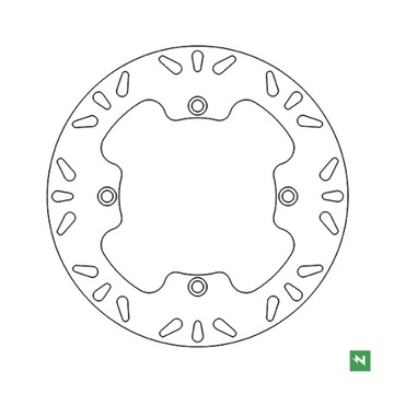 Tarcza Hamulcowa NEWFREN DF5016A Na Przód (276x144x4mm) (4x10,5mm)