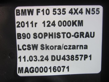 BMW 5 F10 535IX N55 F07 F12 DRAK PUMPY OLEJE SSAK 4X4 XDRIVE 11417590739