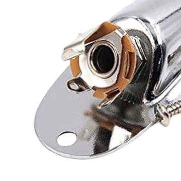 Roller String Tree Loaded Jack Socket Plate Argent