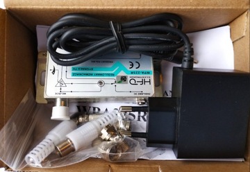 [1шт] Разветвитель Reg Усилитель 20дБ 1/2TV WPA225R-5G без LTE + блок питания