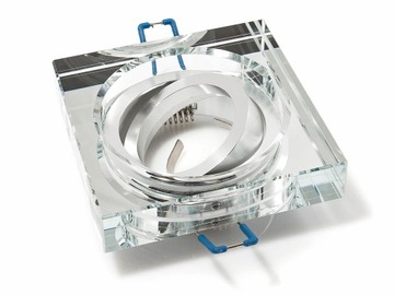 OPRAWA HALOGENOWA LED GRUBA SZKLANA RUCHOMA 2CM