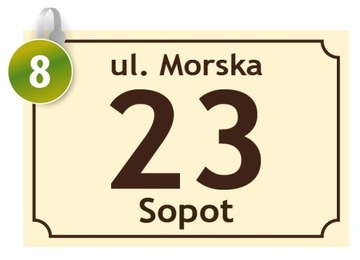АДРЕСНАЯ ТАБЛИЧКА с номером дома, доска 30х20 см.