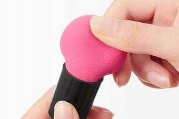 Gąbka do makijażu Powder Puff Pudełko | Brązowa