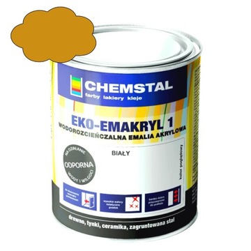EKO-EMAKRYL DO BOAZERII, DREWNA 0,8L ORZECH JASNY