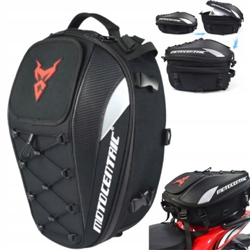 Plecak motocyklowy 2w1 plecak wodoodporny plecak na kask, kufer, na zadupek