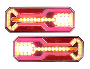 LAMPA TYLNA LED TIR DYNAMICZNY KIERUNEK 5 FUNKCJI
