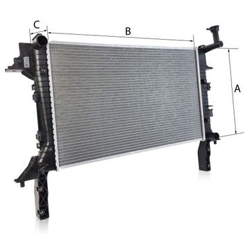 CHLADIČ HYUNDAI H350 2015- 2.5 CRDI 2530159000 2530159020 253007D050