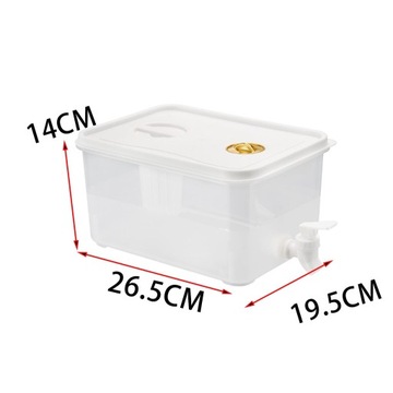 Холодильник с диспенсером для напитков Контейнер для замороженного сока в бочке с чаем и лимонадом в банках 5 литров