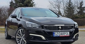 Peugeot 508 I Sedan Facelifting 2.0 BlueHDi 180KM 2015 Peugeot 508 BlueHDi 180 kM GT LED/Szyberdach/JBL