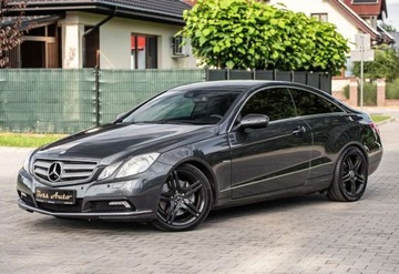 Mercedes Klasa E W212 Coupe 350 CDI BlueEFFICIENCY 231KM 2009 Mercedes-Benz Klasa E 350CDI 231KM Ledy Skora Xenon Navi Full Serwis ASo, zdjęcie 4