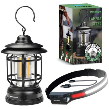 LAMPA TURYSTYCZNA BIWAKOWA NAMIOT KEMPING+LATARKA