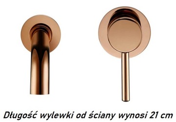 Батарея Wannowa/Washbasin и сифон розового золота