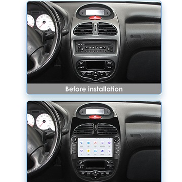 PEUGEOT 206 2000-2008 РАДИО GPS ANDROID BT 2/32 ГБ