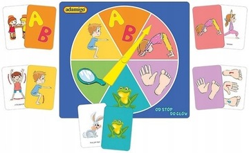 СЕМЕЙНАЯ ИГРА ДЛЯ 3-ЛЕТНЕГО РЕБЕНКА С ГОЛОВЫ ДО НОГ ADAMIGO 3+