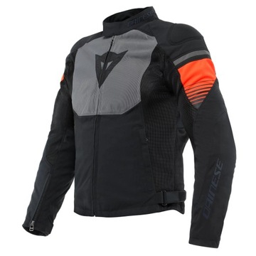 kurtka Dainese AIR FAST Tex czarno czerwona 52