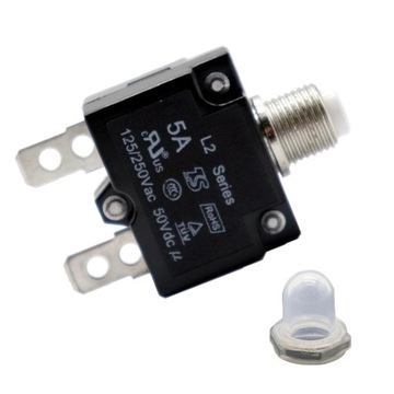 2x автоматический выключатель с термовозвратом 125/250 В переменного тока