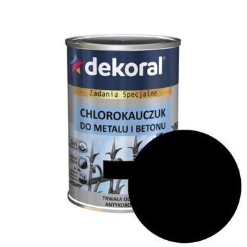 Chlorokauczuk czarny 0,9l. STRONG