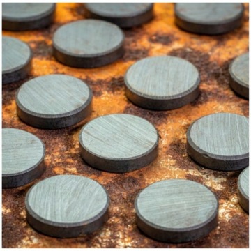 РОЛИКОВЫЙ ФЕРРИТОВЫЙ МАГНИТ 20x3 ММ КРУГЛЫЙ ПРОЧНЫЙ ПРОЧНЫЙ КРУГ ХОЛОДИЛЬНИКА