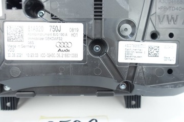 AUDI Q2 81A 2016- PŘÍSTROJOVÁ DESKA BUDÍKY 81A920750J