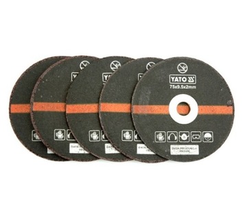 YATO YT-0994 TARCZE DO CIECIA METALU 75MM /5SZT/