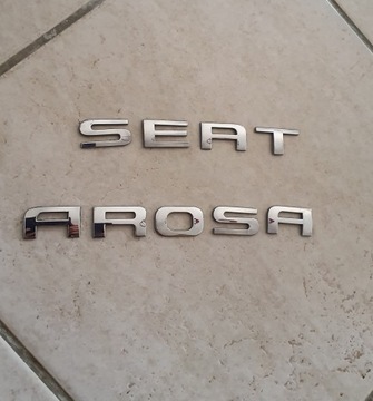 ZNAK SEAT AROSA LOGO ZNAKY NÁPIS