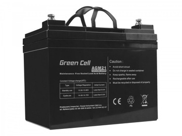 Гелевый аккумулятор Green Cell AGM21 12 В 33 Ач