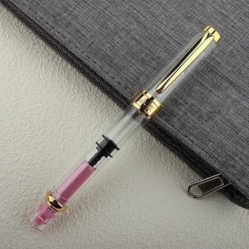 1 шт. многоразовая авторучка, прозрачная поршневая ручка, наполнитель поршня