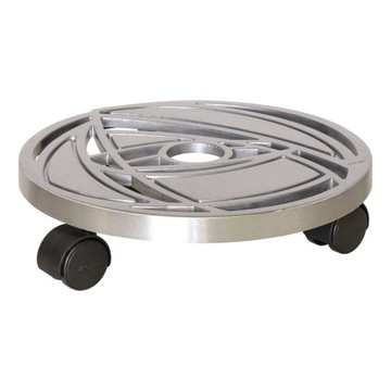 WAGNER Podstawka doniczki NA KÓŁKACH ALUMINIUM 29.5CM DO 60KG PREMIUM
