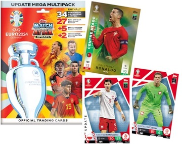 Topps EURO 2024 UPDATE MULTIPACK POLSKA LEWANDOWSKI + RONALDO LIMITED