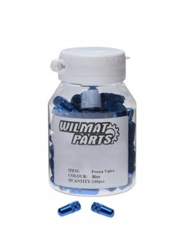 NAKRĘTKI WENTYLA ROWEROWEGO FV NIEBIESKIE