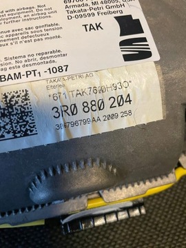 SEAT 3R0880204 ULOŽENÍ SPOLUJEZDCE