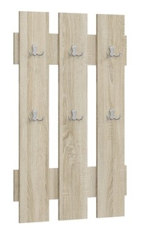 Настенная вешалка для прихожей Oak Sonoma Santago W1