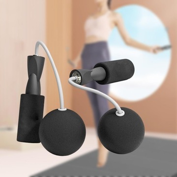 Скакалка с грузом Античерный шарик 75 мм