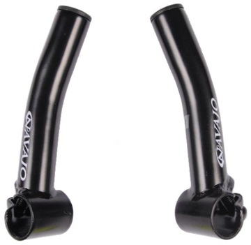 ROGI do kierownicy STAL 132MM CZARNE