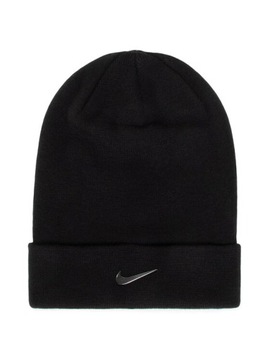 Nike czapka zimowa czarna r uni beanie damska Metal Swoosh CW5871 010