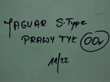 11/22 JAGUAR S-TYPE SKLO (OKNO) BOČNÍ DVEŘE PRAVÝ ZADNÍ