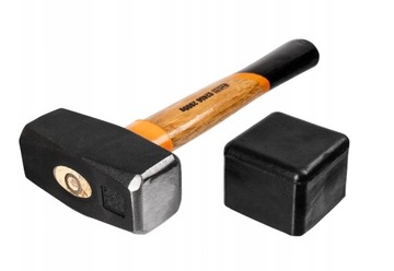 МОЛОТОК ДЛЯ БРОШИРОВАНИЯ 2 КГ С РЕЗИНОВЫМ КРЫШКОЙ RICHMANN