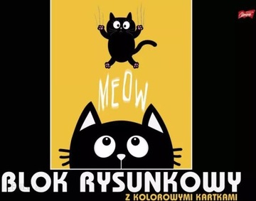 Blok rysunkowy A3 z kolorowymi kartkami UNIPAP