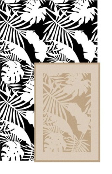 НЕСКОЛЬКО ШАБЛОН ЖИВОПИСИ ТРОПИЧЕСКИЕ ЛИСТЬЯ