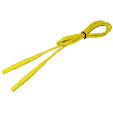 SONEL Przewód 1,2 m żółty 1 kV (wtyki bananowe)