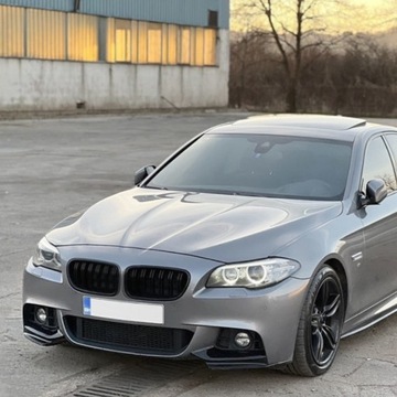 ЮБКА БАМПЕРА FLAPSY BMW F10 F11 M ПАКЕТ РАЗДЕЛИТЕЛЕЙ ГЛЯНЦЕВЫЙ ЧЕРНЫЙ ПЕРЕДНЯЯ ЧАСТЬ