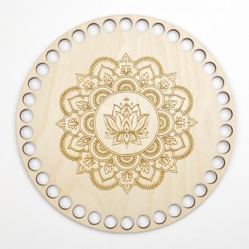 OKRĄGŁA BAZA 12 CM MANDALA ŁAPACZ KOŁO KOSZYKA