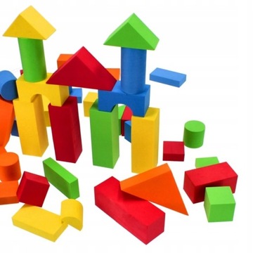 ПЕНОКЛОКИ, ЦВЕТНОЙ ПАЗЛ, 46 ЭЛЕМЕНТОВ ДЛЯ МАЛЫШЕЙ